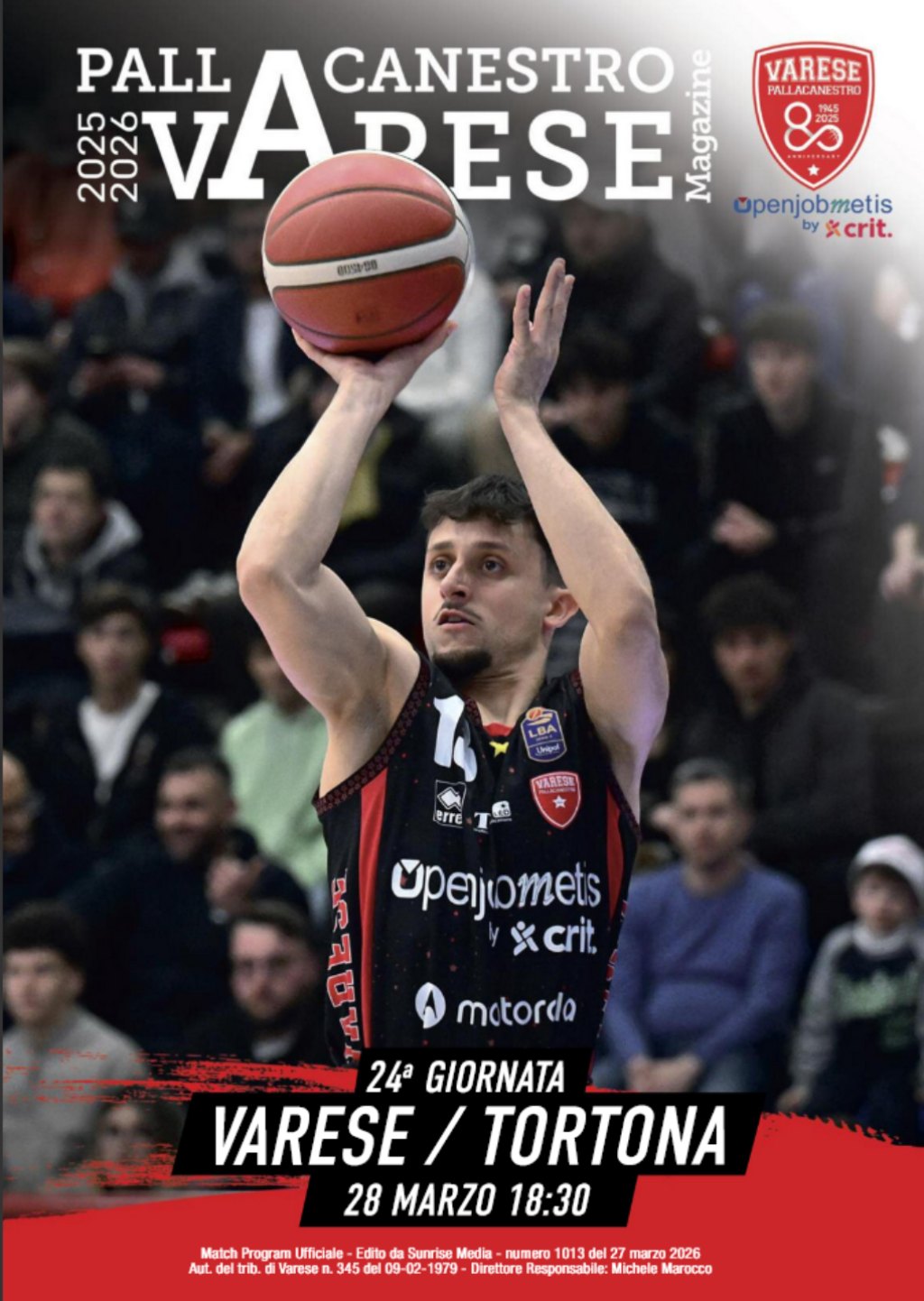 Match Program Pallacanestro Varese