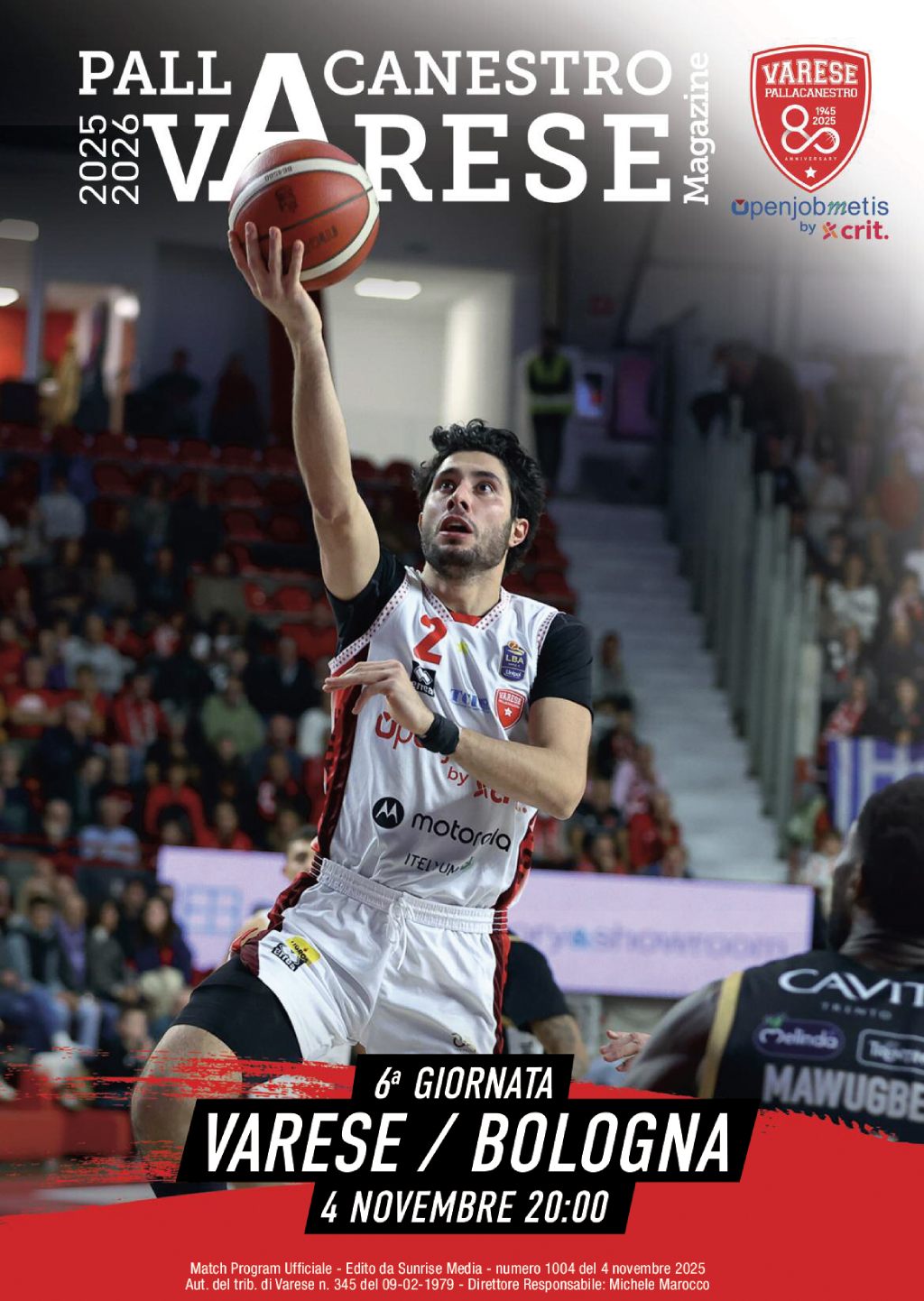 Match Program Pallacanestro Varese